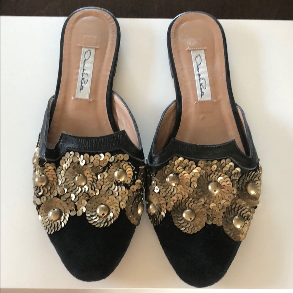 Oscar de La Renta Spanish mule